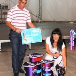 Perro disfrazado danone